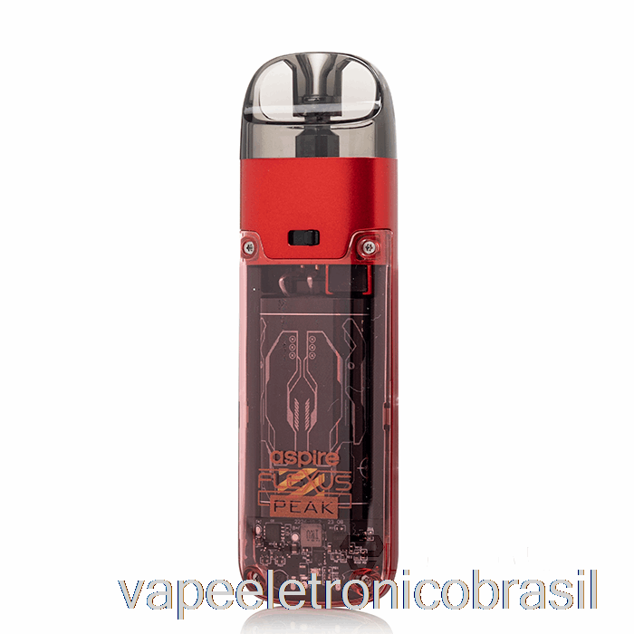 Vape Recarregável Aspire Flexus Peak Pod System Vermelho